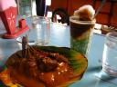 Sate Padang & cendol duren for breakfast